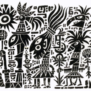 Mayan Procession