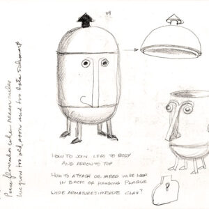Container & Lid Drawing (untitled)