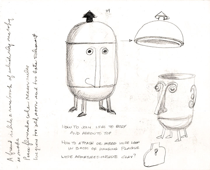 Container & Lid Drawing (untitled)